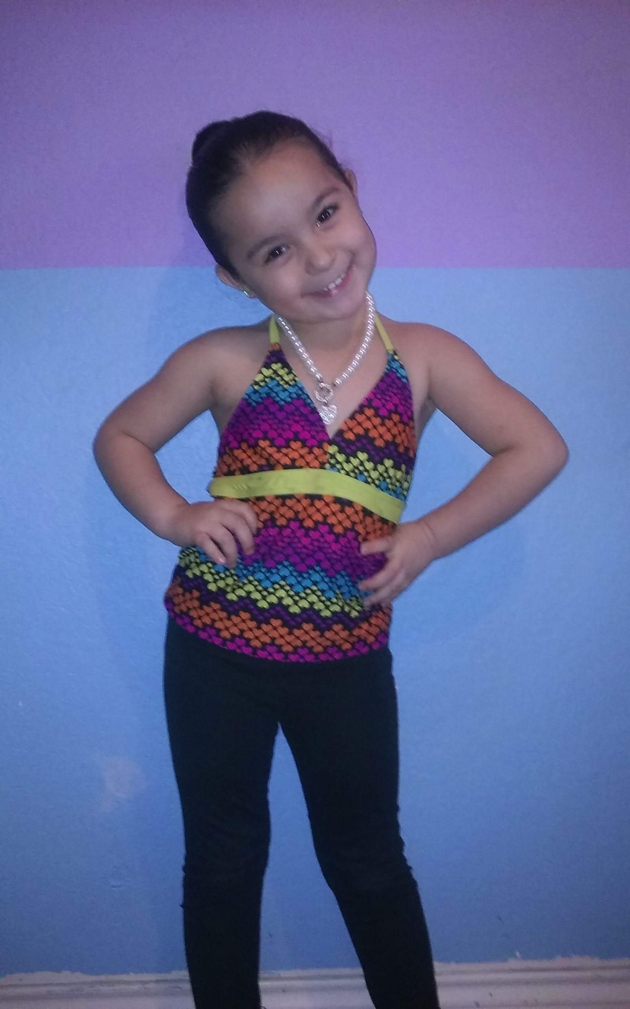 Katherine posing as a child